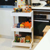 Plastic Serving Trolley Kitchen Bar Cart For Bar Living Room