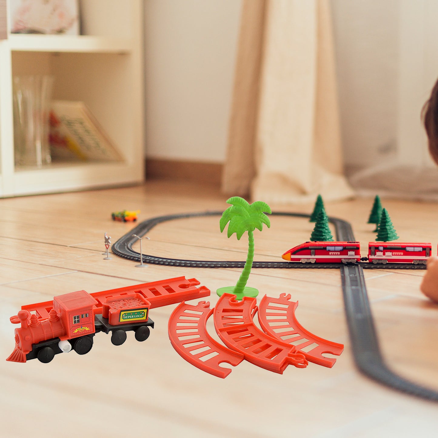 World Express Mini Train Play Set For Kids - LootFaat