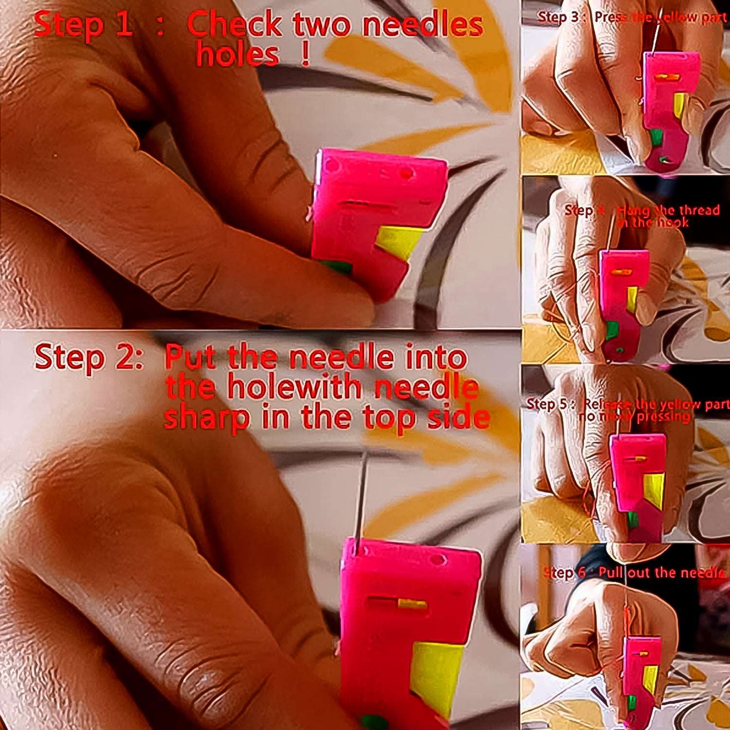 Automatic Needle Threading Device (Multicolour) - LootFaat