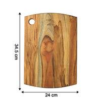 Supermom Premium Teak Wood Chopping Board For Kitchen (1 Pc)