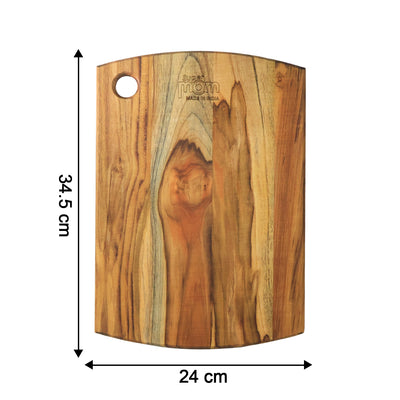 Supermom Premium Teak Wood Chopping Board For Kitchen (1 Pc) - second image