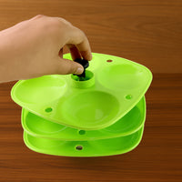 5346 3 Layer Idli Stand Used In All Kinds Of Household Kitchen Purposes For Holding And Serving Idlis.