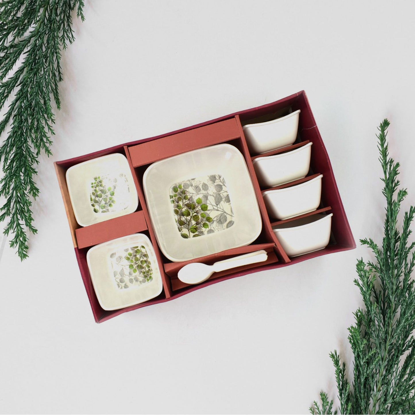 13 Pc Pudding Set Used As A Cutlery Set For Serving Food Purposes And Sweet Dishes And All In All Kinds Of Household And Official Places Etc. - LootFaat
