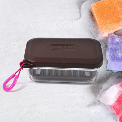 Travel Soap Dish with Lid - Portable Leakproof Soap Container - second image