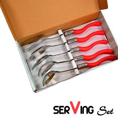 Stainless Steel Serving Spoon Set 5 Pcs. - second image