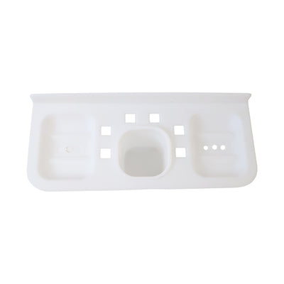 4777 4 In 1 Plastic Soap Dish And Plastic Soap Dish Tray Used In Bathroom And Kitchen Purposes.