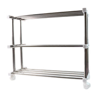 Supermom Stainless Steel Multipurpose Shoe  Storage Rack - (1 Pc)