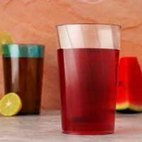 Premium Juice And Water Glasses Set Of 6 Transparent 300ml Drinking Water Glasses Stylish  Crystal Square Highball Glasses For Water Juice  Cocktails Glass Set Of 6 For Water - LootFaat