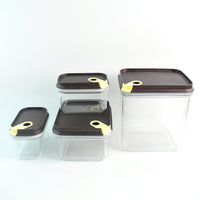 Ritu Push N Lock Airtight Food Storage Container Set (4 Pc)