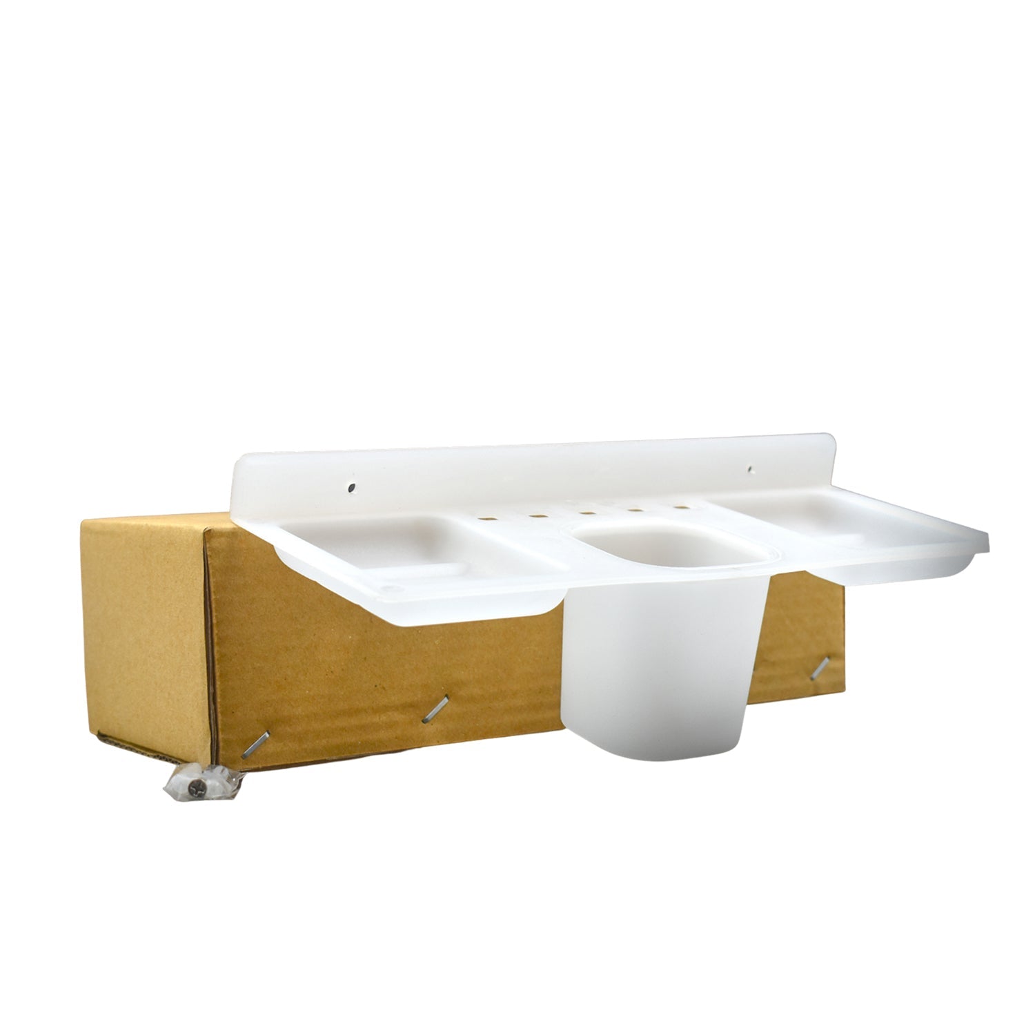 4 In 1 Plastic Soap Dish And Plastic Soap Dish Tray Used In Bathroom And Kitchen Purposes. - LootFaat