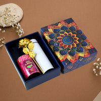 Rose Almonds Gift Set - Golden Rose & Bottle (3-Piece)