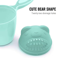 Baby Shampoo Shower Cup Safe Soft Bathing Water Scorpion Baby Bath Tumbler Hair Washing Mug Rainer - LootFaat