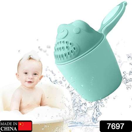Baby Shampoo Shower Cup Safe Soft Bathing Water Scorpion Baby Bath Tumbler Hair Washing Mug Rainer - LootFaat