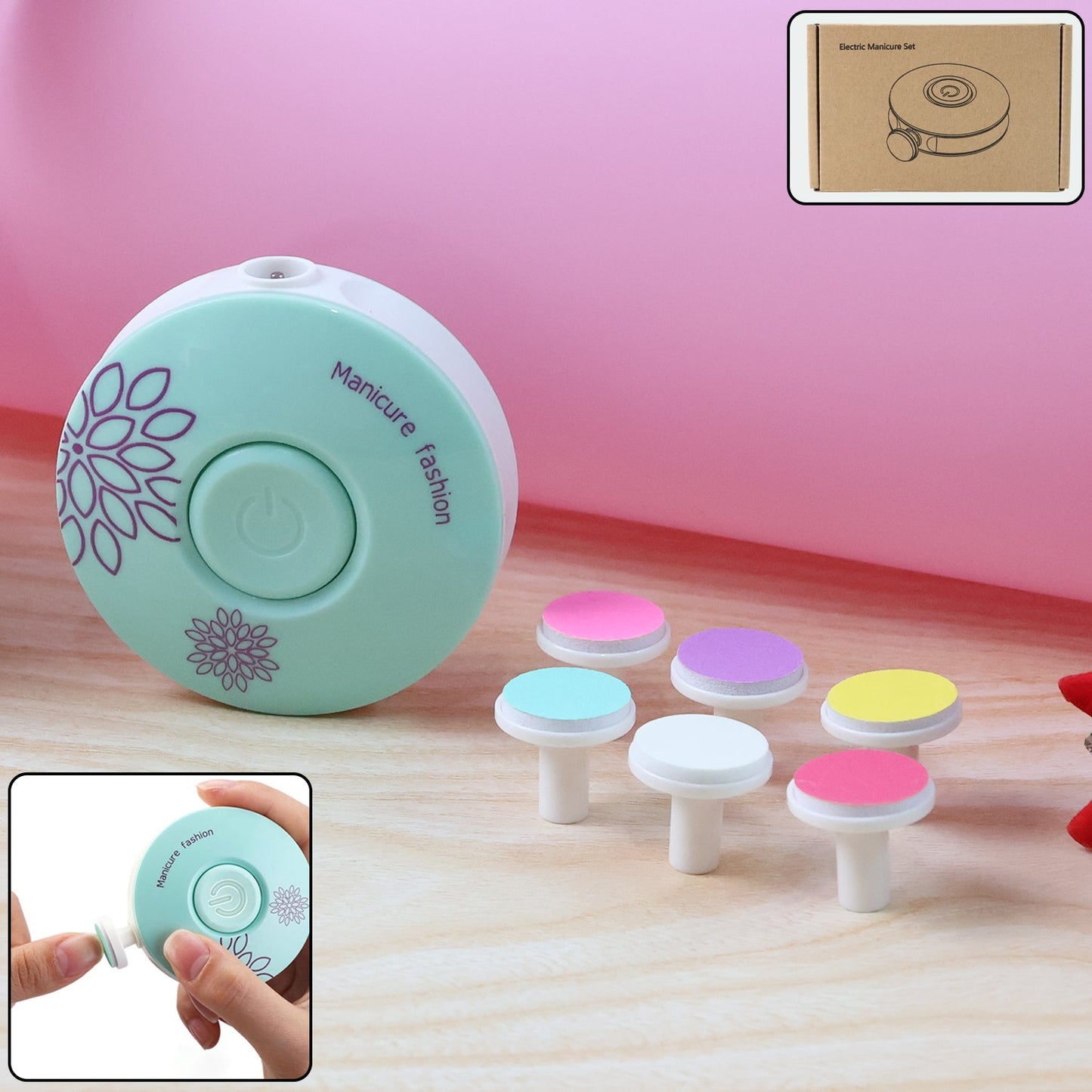 Portable Baby Electric Manicure & Nail Care Set - Best Quality & Value