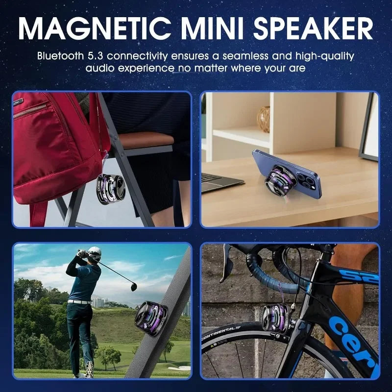Wireless Portable Magnetic Bluetooth Speaker