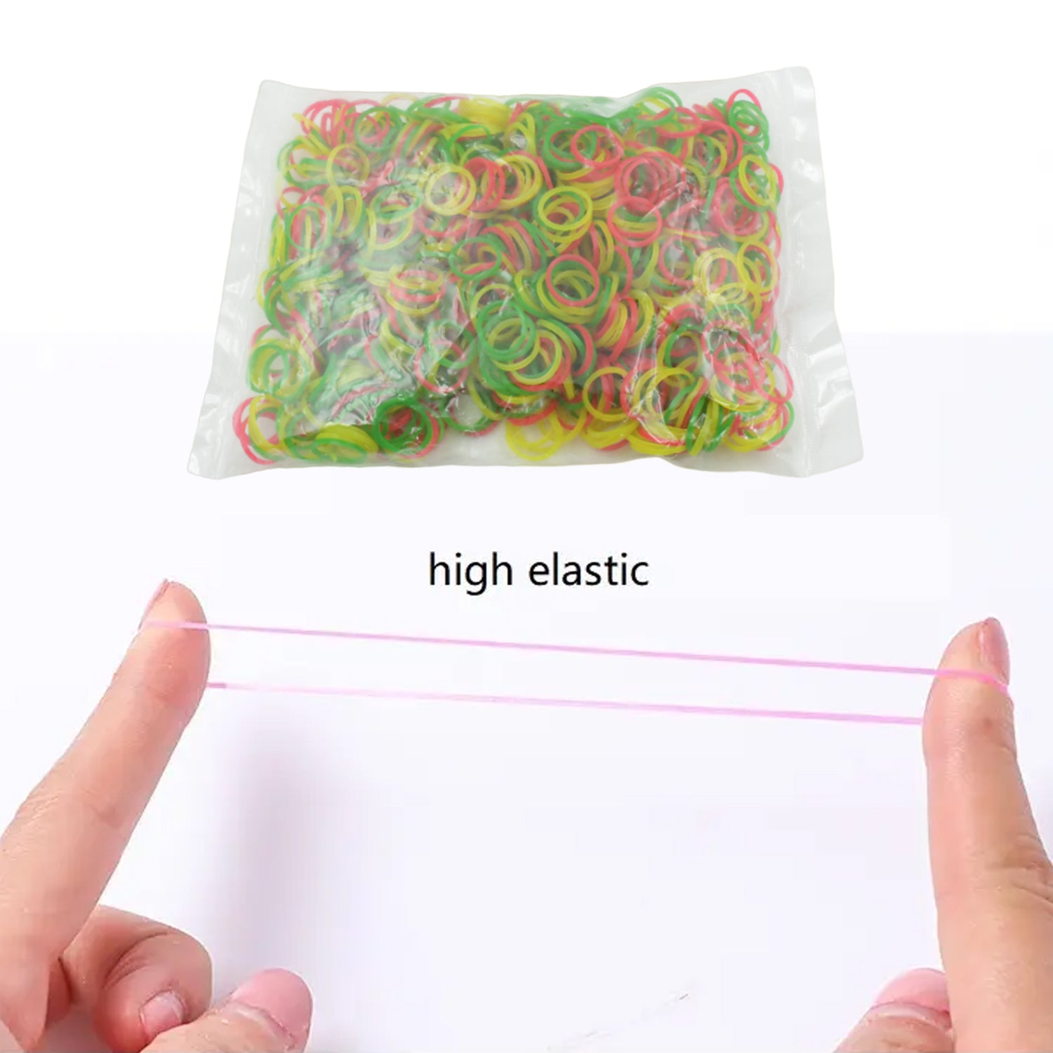 Rubber Band For Officehome And Kitchen Accessories Item Products Elastic Rubber Bands Flexible Reusable Nylon Elastic Unbreakable For Stationery School Multicolor - LootFaat
