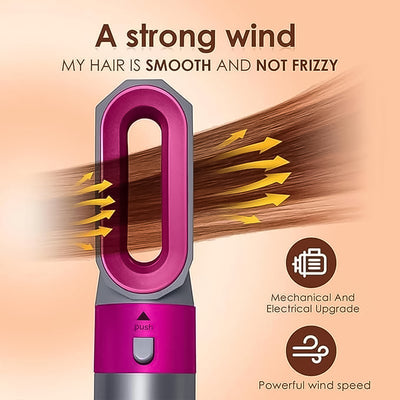 5-in-1 Hot Air Brush: Hair Dryer & Styler Set - second image