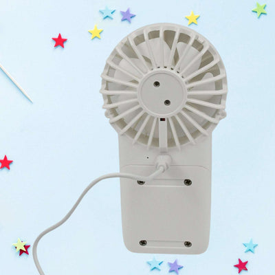 Portable Small Electric Fan Handheld Fan With 3 Modes Usb Rechargeable Mini Student Handheld Class Personal Fan (1 Pc) - second image