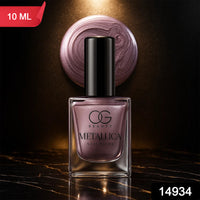 Og Beauty Premium Rose Chrome Metallica Nail Polish (1 Pc  10 Ml)