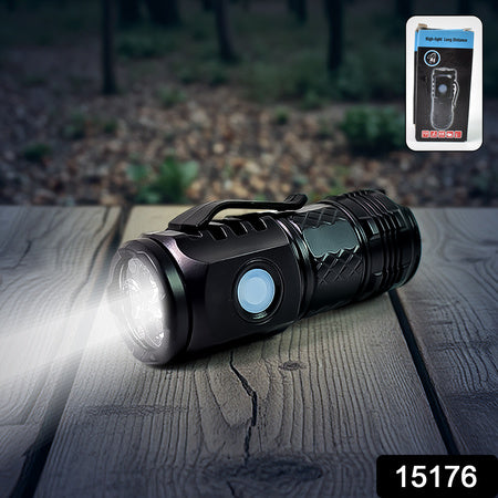 Rechargeable Mini LED Torch - 5 Modes, Waterproof