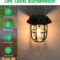 Solar Lantern Wall Lights Fixtures With Motion Sensor (1 Pc) - LootFaat