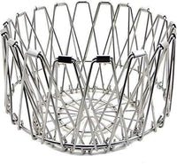 3040 Multipurpose Fruit Basket Stainless Steel Wire Bowl Foldable B... Home & Kitchen product overview