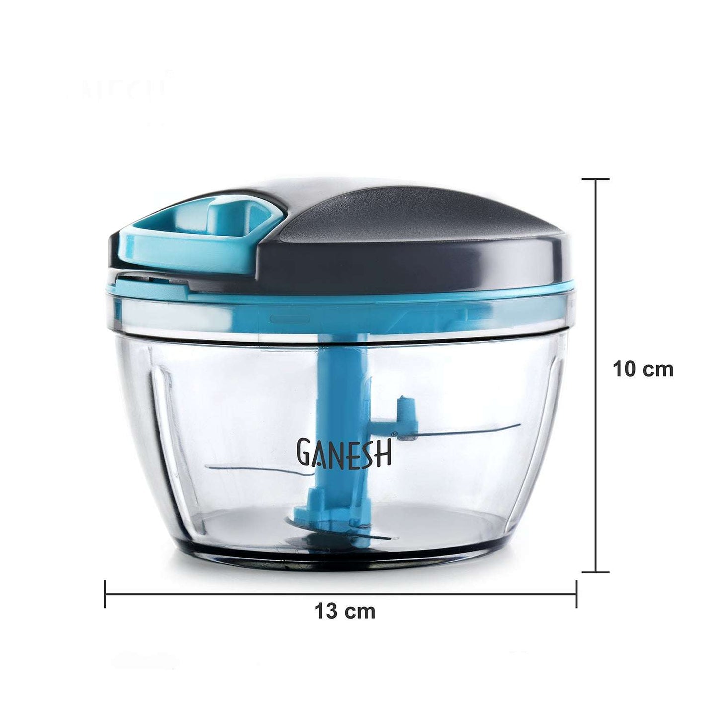 Ganesh Wonder Chopper - 470ml Grey Vegetable Chopper