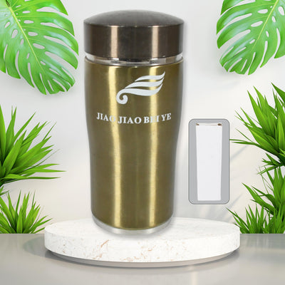 Stainless Steel Sports  Fridge Water Bottle Eco-friendly  Leak-proof Water Bottle For Office Bottle  Gym Bottle  Home  Kitchen  Hiking  Treking Bottle  Travel Bottle 300 Ml Approx