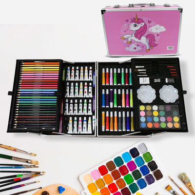 145-Piece Kids Art Set with Unicorn Case - Drawing, Painting & Coloring - second image