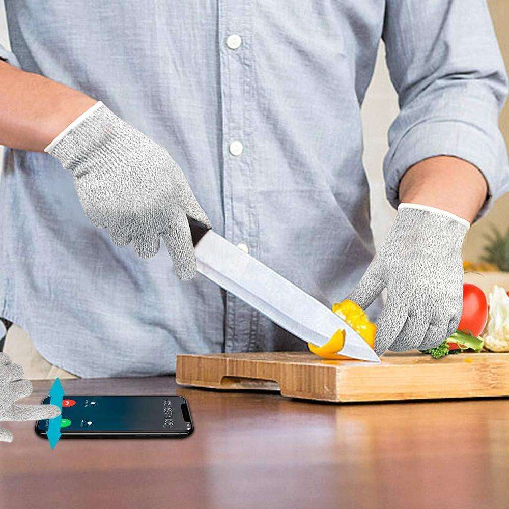 Anti Cutting Resistant Hand Safety Cut-proof Protection Gloves  (Multicolour) - LootFaat