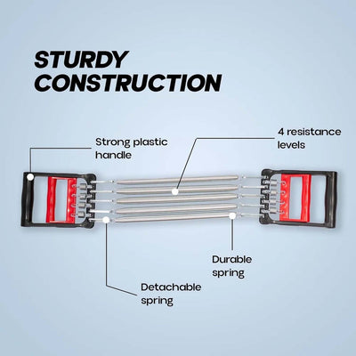 5-spring Chest Expander For Home Workout - second image