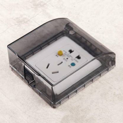 Weatherproof Outdoor Outlet Cover - Clear Receptacle Protector for Bathroom