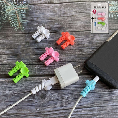 Cable Cord Protector Saver With Suction End (Suction Winder  4 Pcs Set) - second image