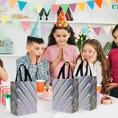 Birthday Gift Bag Reusable Party Gift Bags (1 Pc  Mix Design) - second image