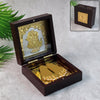Premium Golden Charan Paduka in Wooden Box Home - Premium Quality - Best Quality & Value