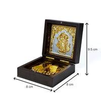 Premium Golden Charan Paduka in Wooden Box Home - Premium Quality - Best Quality & Value