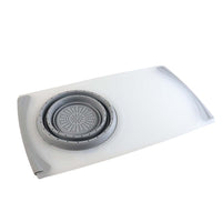 2 in 1 Over-Sink Cutting Board with Built-In Collapsible Strainer (5 - LootFaat