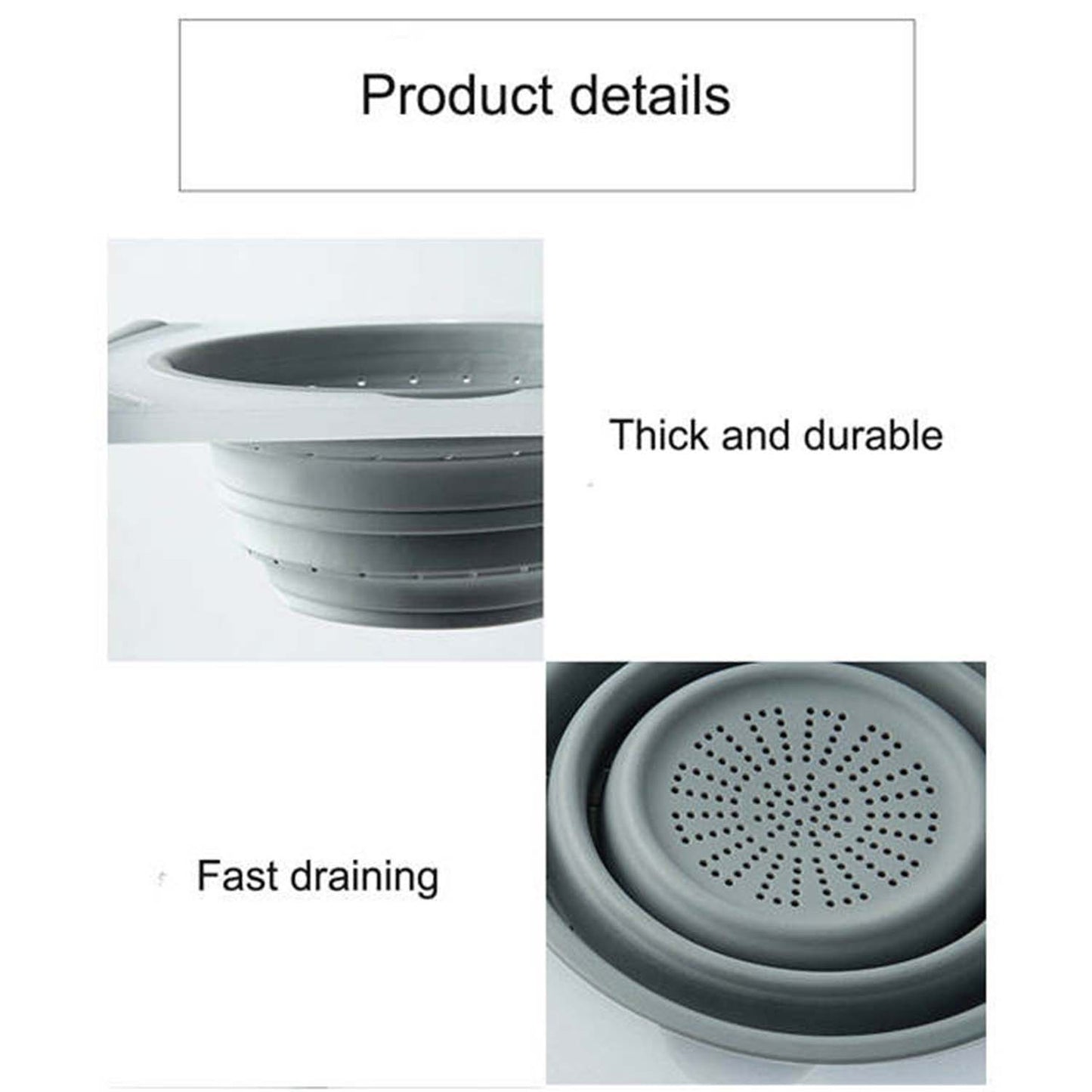 2 in 1 Over-Sink Cutting Board with Built-In Collapsible Strainer (5 - LootFaat