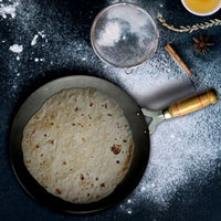 Wooden Handle Roti Tawa Used In All Household And Kitchen Purposes For Making Rotis And Parathas Etc. - LootFaat