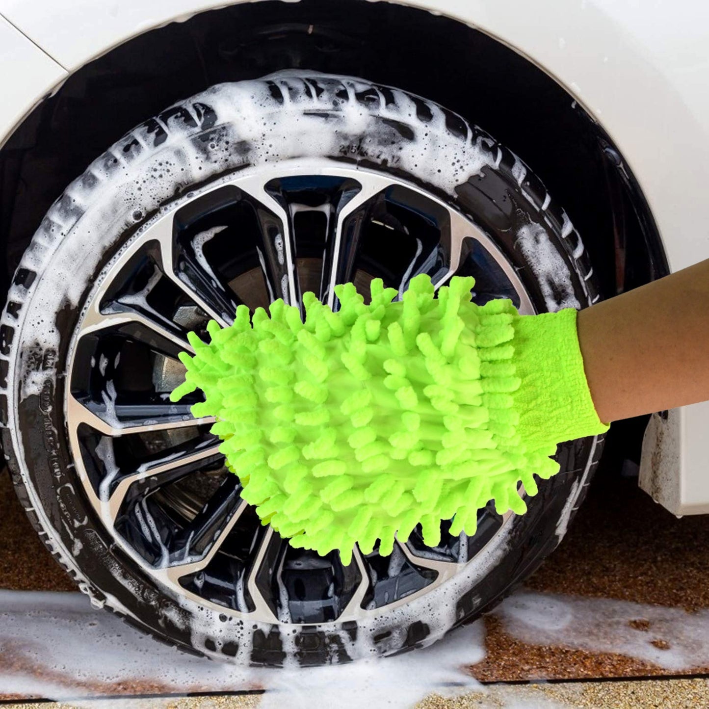 Multi-Purpose Microfiber Car Wash Glove - Washable - Best Quality & Value