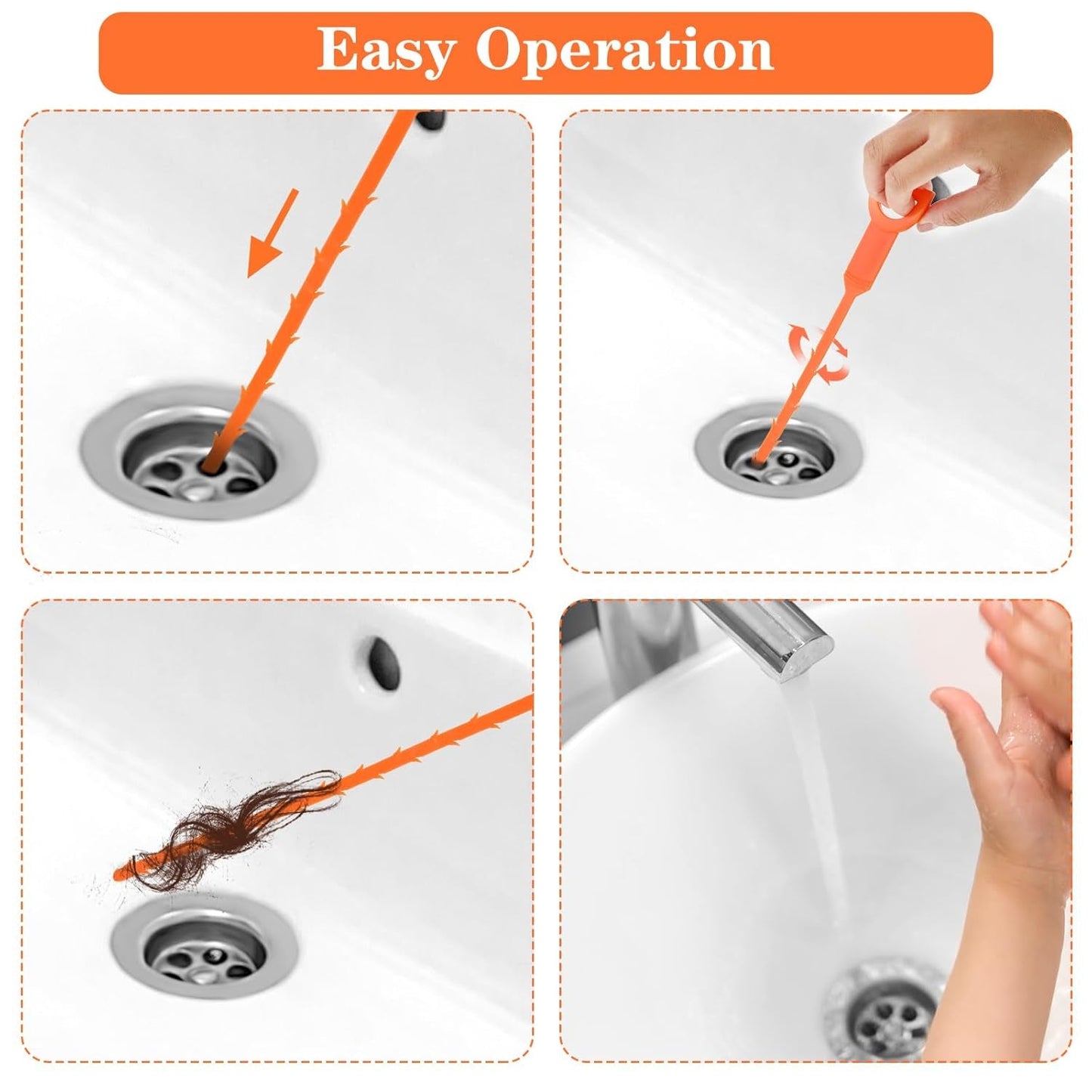 Professional Flexible Sink & Drain Cleaning Stick Home - Premium Quality - Best Quality & Value