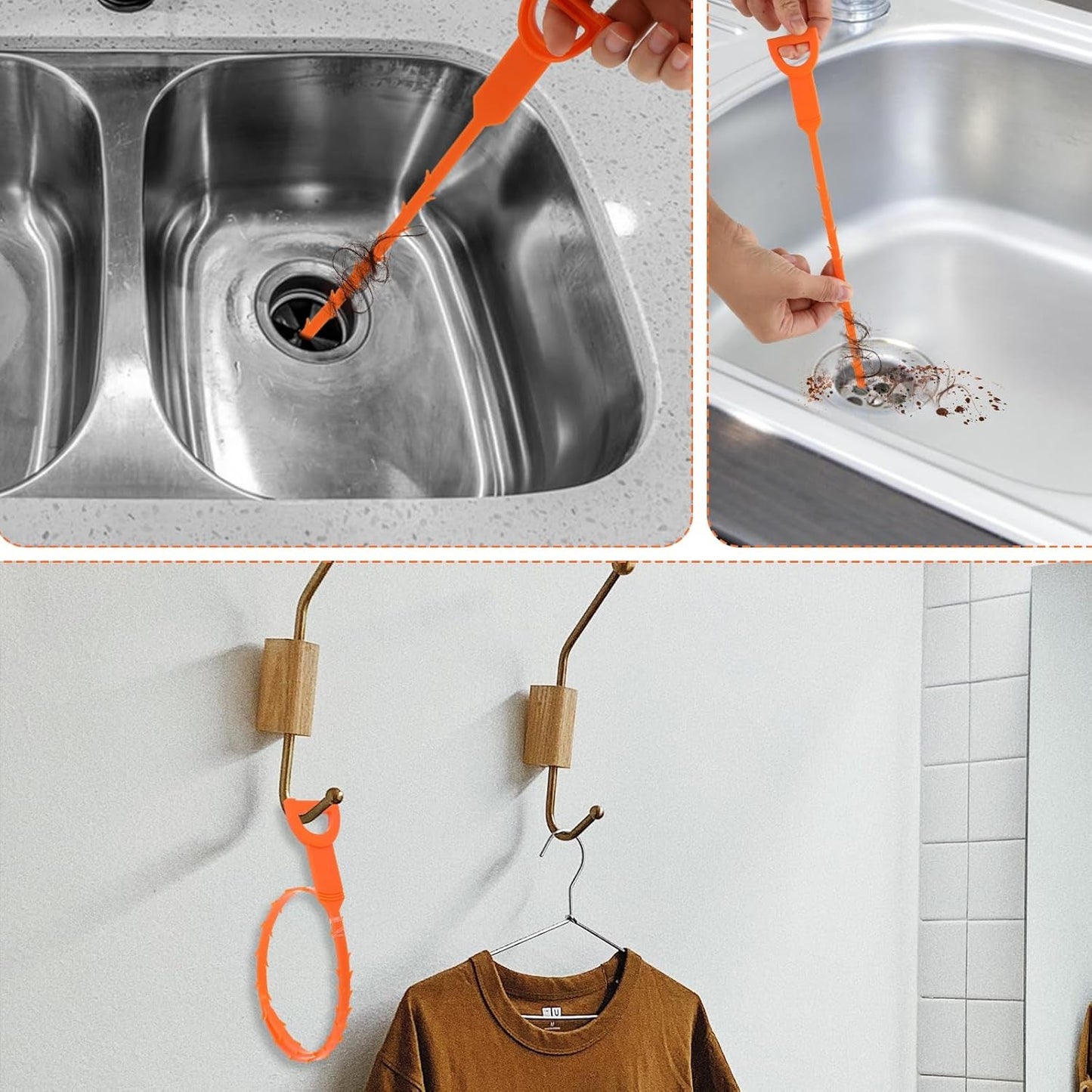 Professional Flexible Sink & Drain Cleaning Stick Home - Premium Quality - Best Quality & Value