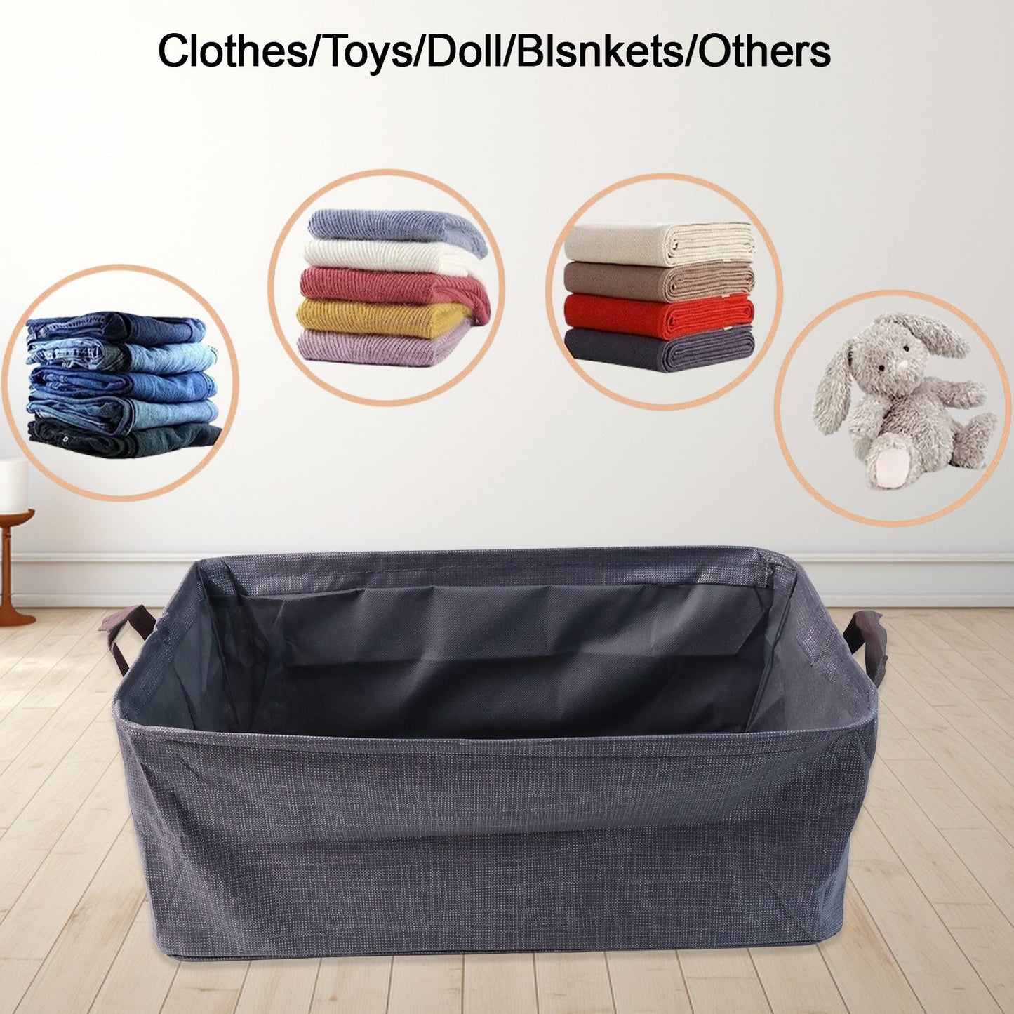 Premium Foldable Cloth Storage Organizer Bags, - Foldable - Best Quality & Value