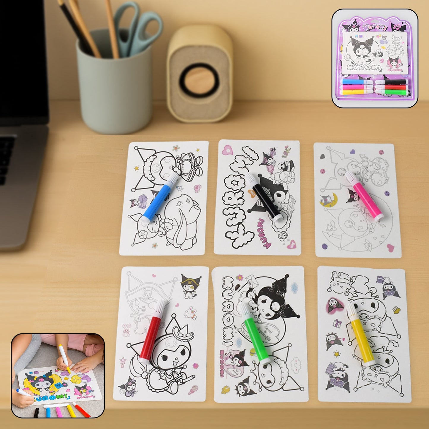 Portable Coloring Book for Kids Office - Premium Quality - Best Quality & Value
