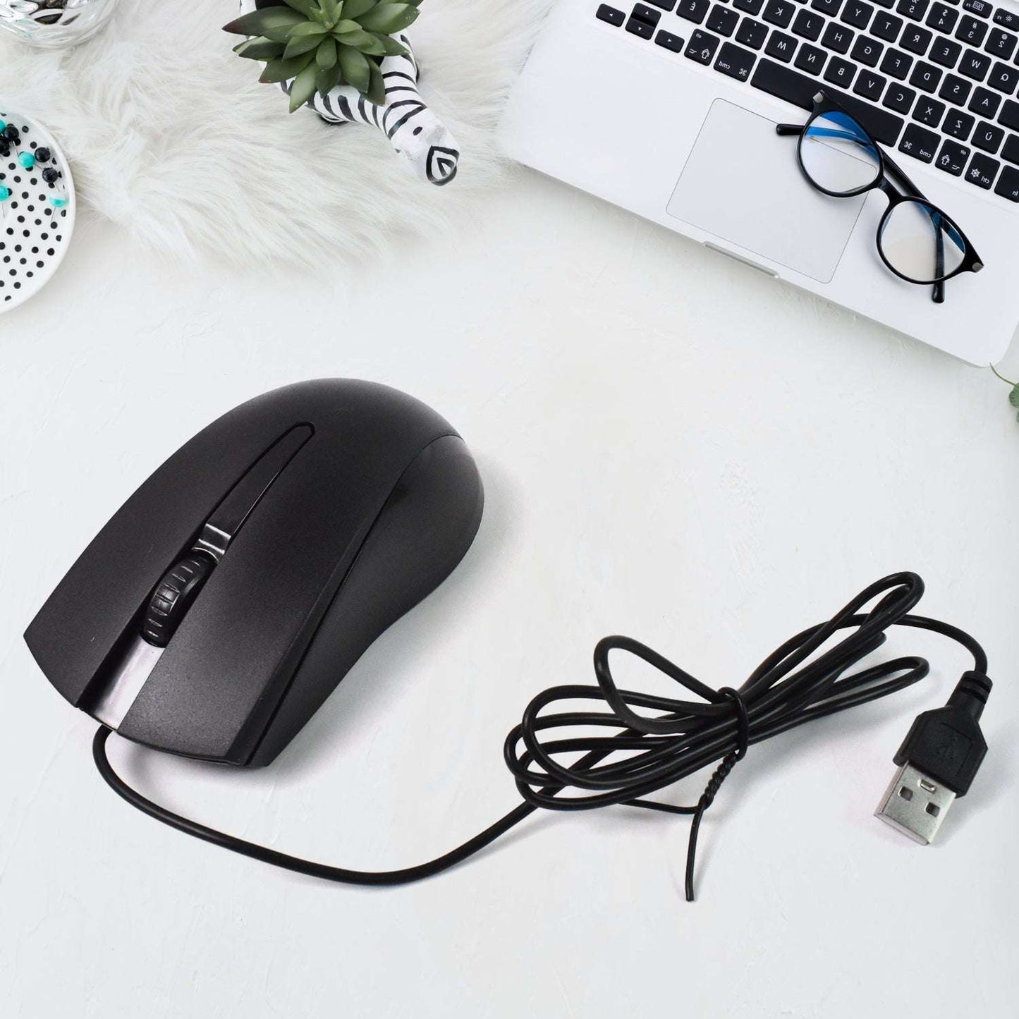 Computer  Laptop Wired Optical Mouse X2 (1 Pc) - LootFaat