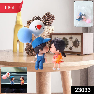 Cute Couple Car Dashboard Figurine – Romantic Mini Showpiece for Car & Home - second image