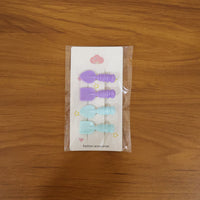 Cute Spoon & Spatula Shape Decorative Hair Clip Set (4 Pc)