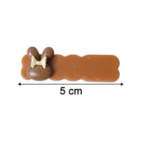 Cute Character Bow Decorative Hair Clip Set (3 Pc)
