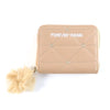 Stylish Kids Wallet With Soft Fur Zip Puller (1 Pc)