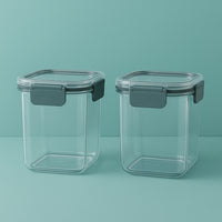 Apex Press N Lock Airtight Food Storage Container Set (2pc900ml) Approx